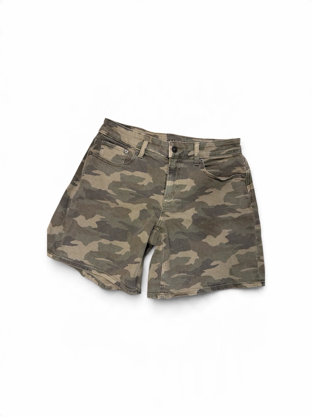 American Eagle Outfitters Women's Camo Shorts - Olive/Khaki